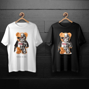 طرح لایه باز خرس تدی با طرح نابودگر برای چاپ روی انواع تیشرت